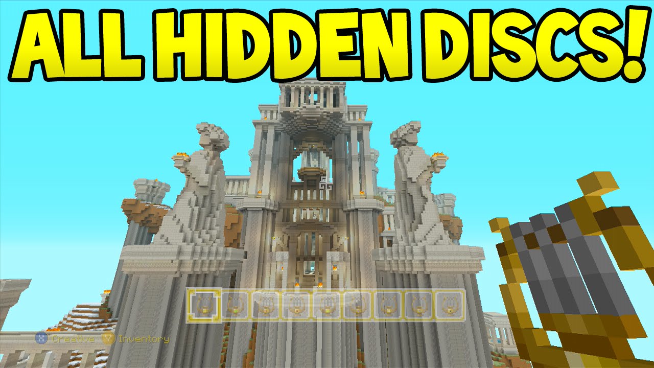 Minecraft (Xbox360/PS3) - Greek Mashup Pack! - ALL 12 HIDDEN MUSIC DISC!