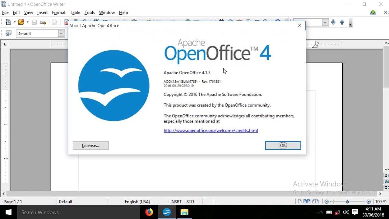 Open Office Writer Help Menu - YouTube