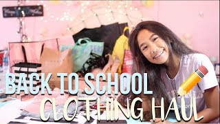 BACK TO SCHOOL CLOTHING HAUL 2017!!