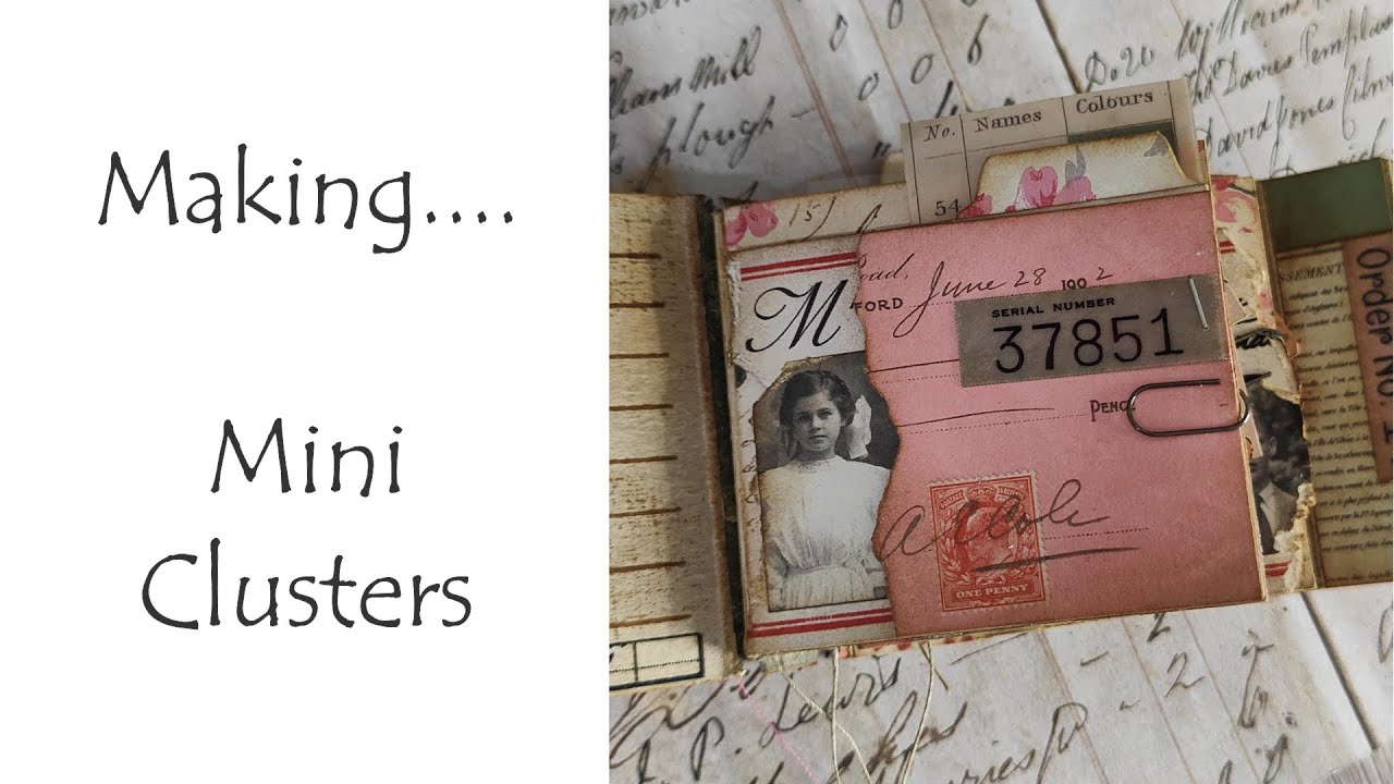 ***Making Mini Clusters***Tim Holtz Ideaology 2023***