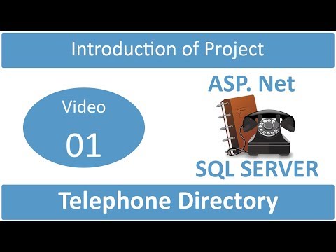 introduction of telephone directory project in asp.net