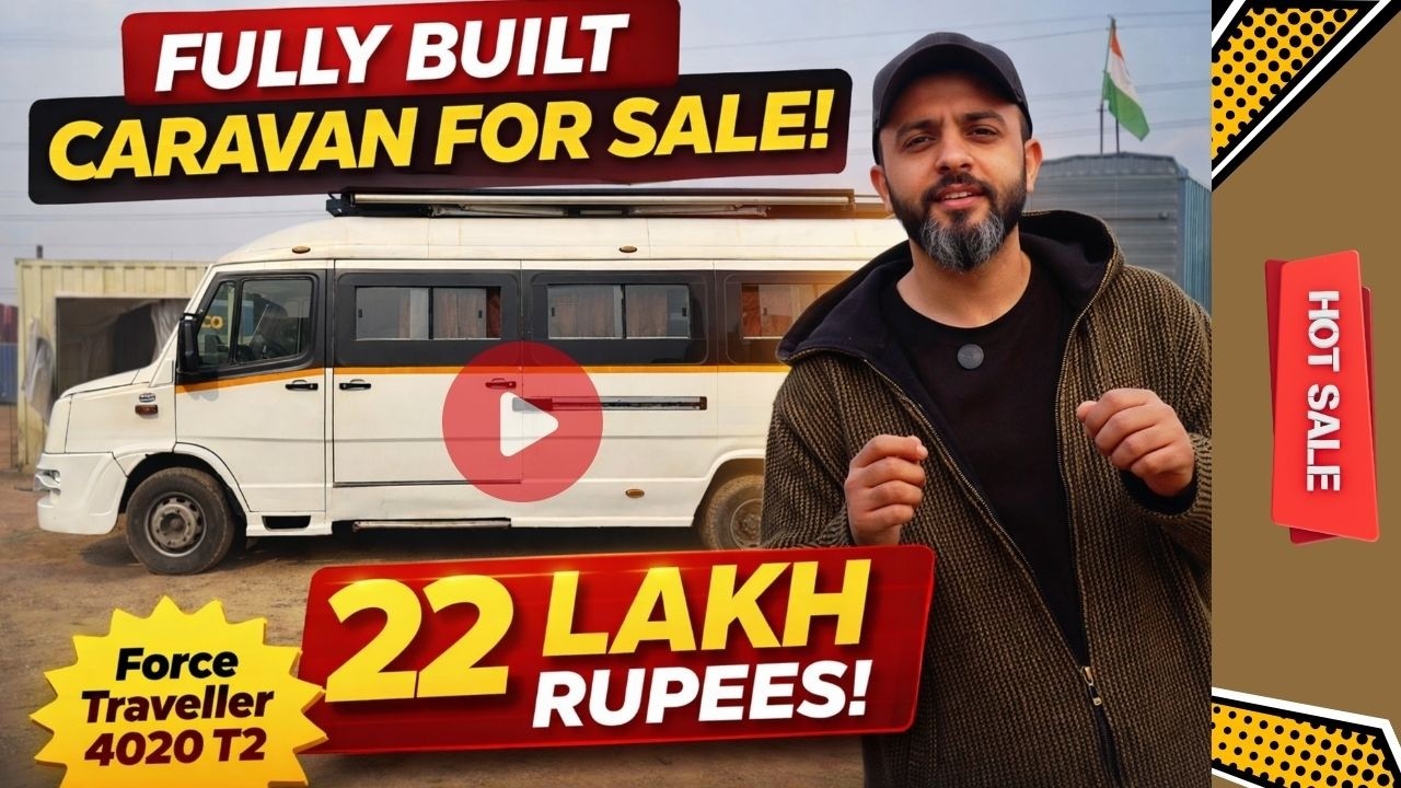 Serious Buyers Only! Caravan for Sale @ 22 Lakh🔥