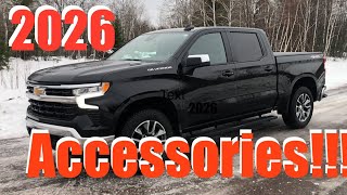 2019-2026 Chevy Silverado Amazon Tonneau cover Running Boards Easy installation