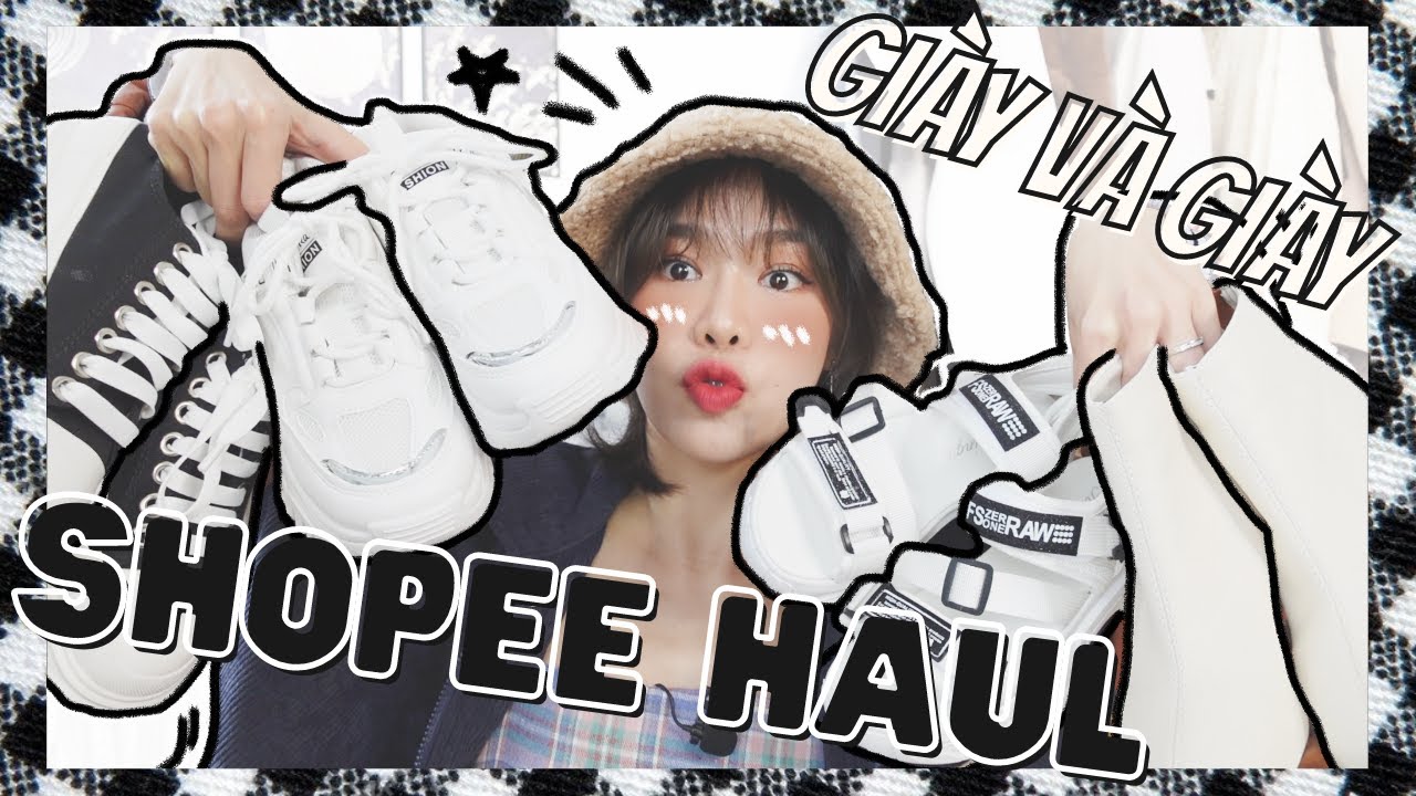 Dép quai hậu nữ cho học sinh | SHOPEE HAUL #2 | GIVEAWAY TẤT CẢ | GIÀY DÉP SIÊU XINH CỰC RẺ CHỈ TỪ 119K