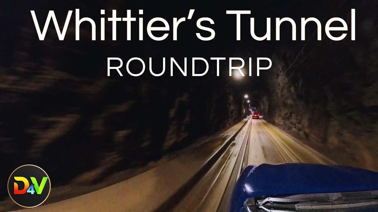 Whittier, Alaska | Driving Through the Longest Highway Tunnel in North America (Narrated)