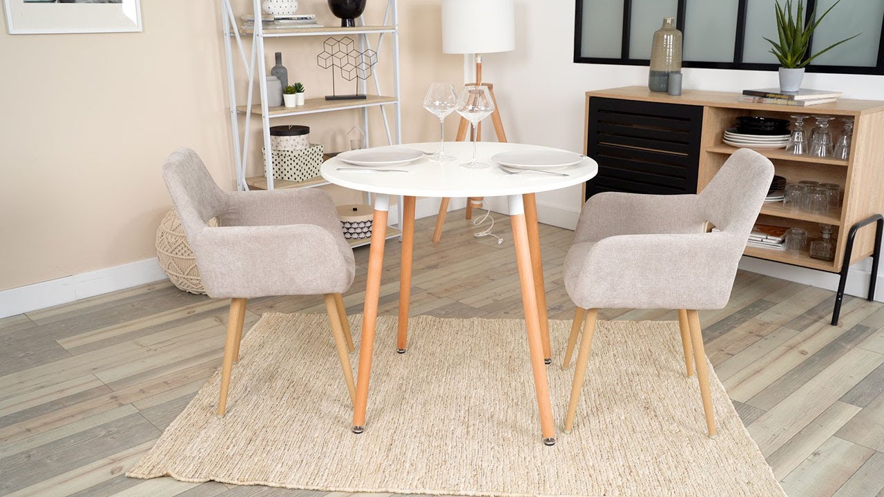HOMCOM Set Da 2 Sedie Imbottite Per Salotto E Soggiorno, Sedie Moderne