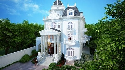 Biệt thự lâu đài nguy nga 3 tầng kiến trúc Pháp tại Vũng Tàu