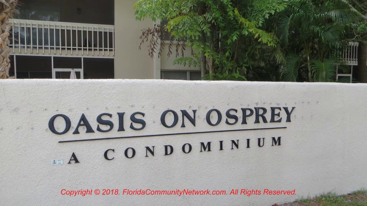 Oasis on Osprey Condo Sarasota Florida YouTube