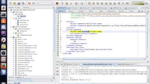 Integration Spring Struts2 Hibernate JAVA EE