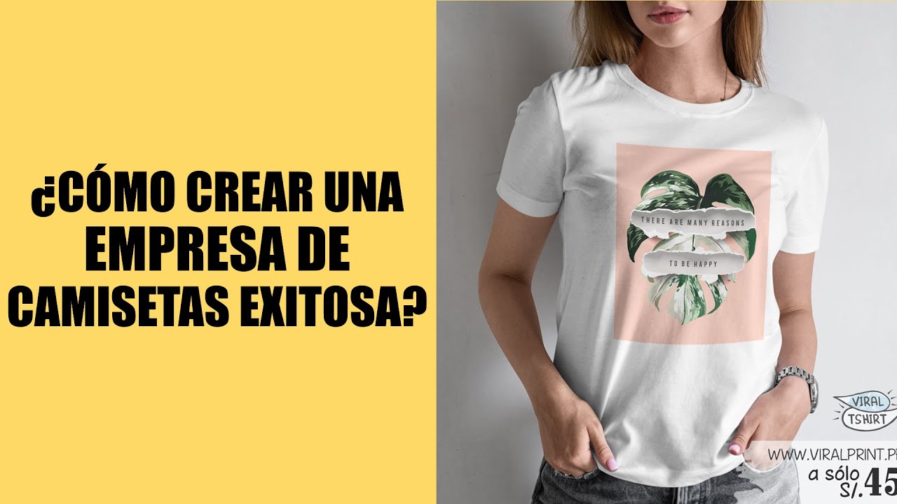 ¿Cómo crear un negocio de camisetas exitoso? Guía de 12 pasos 💸 - YouTube