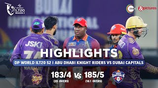 ILT20 S2 | English- HIGHLIGHTS | Dubai Capitals  V/S Abu Dhabi Knight Riders- T20 Cricket | 25th Jan screenshot 5