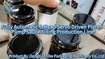 Automatic 6-Head Servo Piston Pump Sauce Filling Line