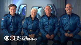 Amazon founder Jeff Bezos and New Shepard crew on traveling into space