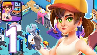 Tiny Auto Shop 2: Car Mechanic - ‏‏Gameplay walkthrough Part 1 - Tutorial (iOS, Android) screenshot 1