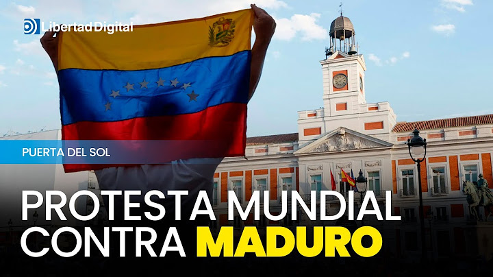 VENEZUELA | Protesta mundial en contra de Nicolás Maduro