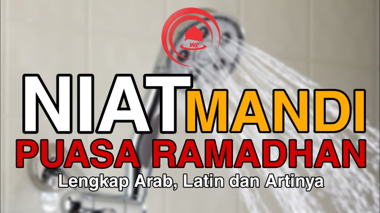 Mandi puasa doa Niat dan