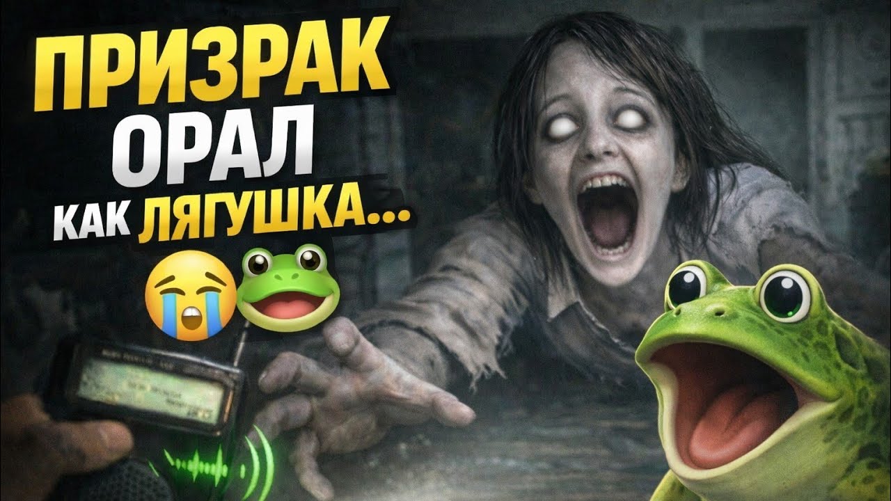 ПРИЗРАК КВАКАЛ КАК ЖАБА В Phasmophobia #4