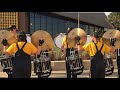 Iowa Hawkeye Drumline cadence set in the lot 9/23/17