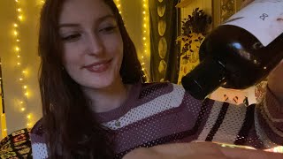 quick skincare treatment ASMR light whispering