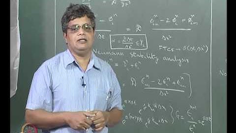 Mod-03 Lec-14 Consistency and stability analysis of the unsteady diffusion equation