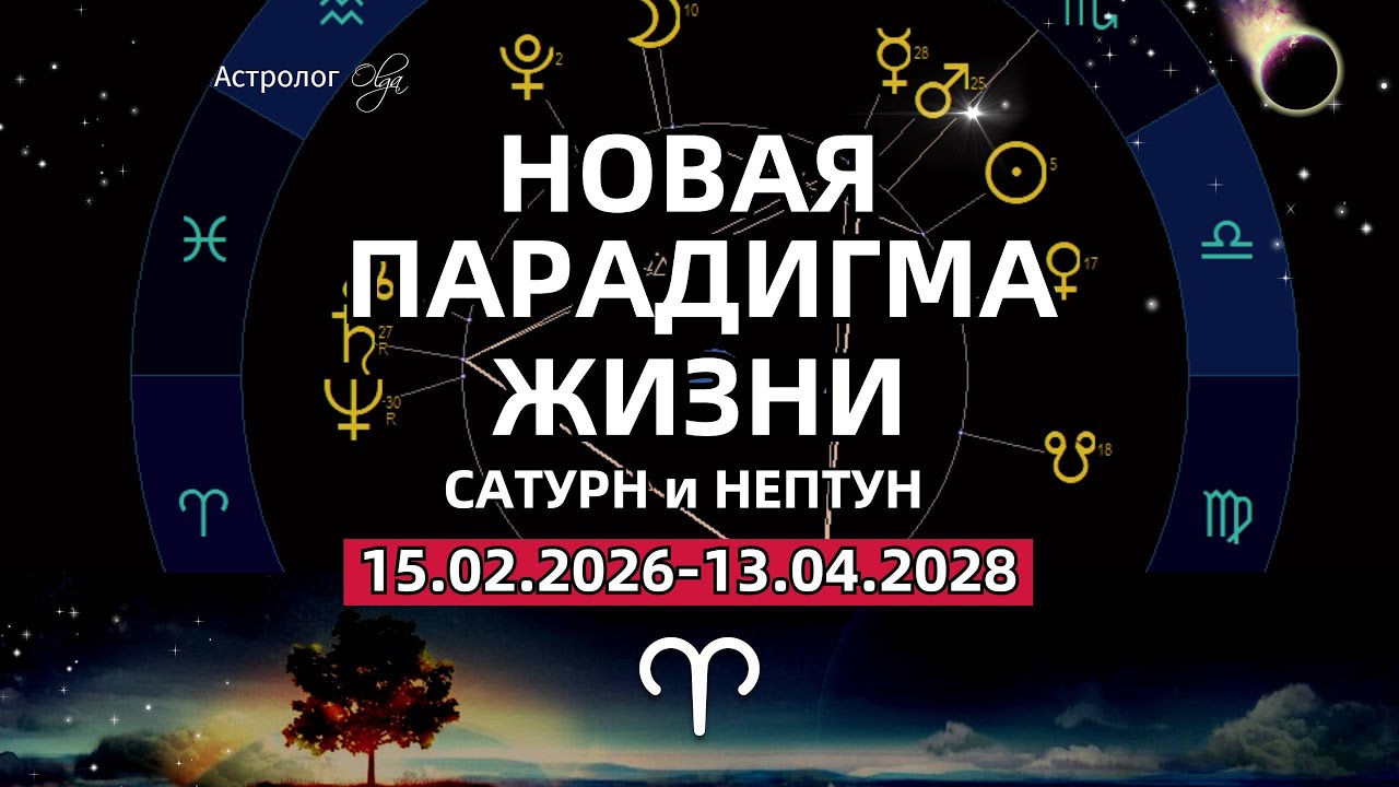 САТУРН и НЕПТУН МЕНЯЮТ ВСЕ | ГОРОСКОП для КАЖДОГО ЗНАКА ЗОДИАКА. Olga Astrology©