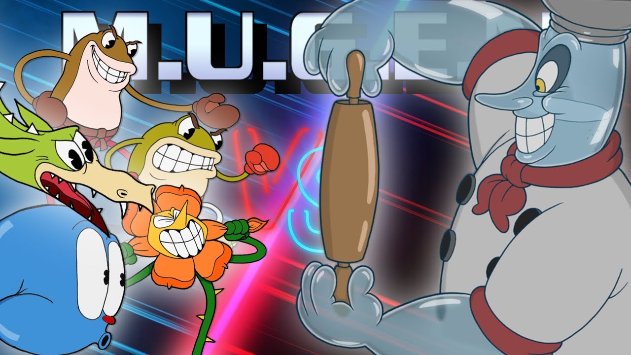 Cagney Carnation, Goopy Le Grande, Grim MatchStick, Ribby & Croaks vs Chef Saltbaker - Mugen Battle