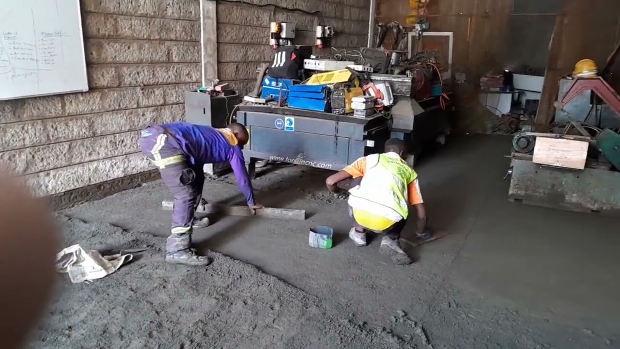 Floor technology using fine dust