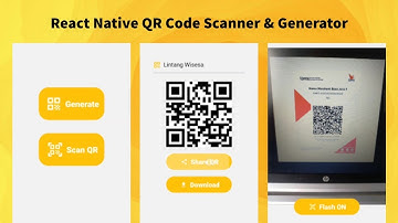 React Native QR Code Scanner & Generator app