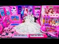 22 Minutes Satisfying Unboxing Pink Royal Barbie Wedding Kitchen,Rock Bed Play Set Review Toys|ASMR