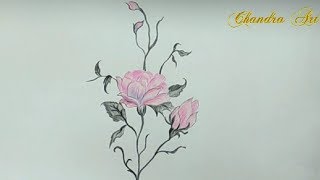 Hi, welcome to chandra art. in this simple and short video, i'm going
show you how draw a beautiful rose flower color pencils step by which
is ...