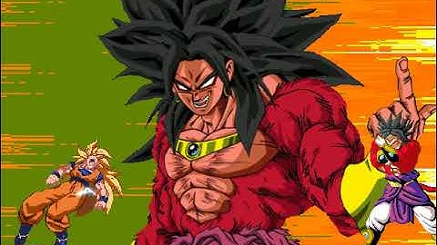 Broly SSJ4 VS Son Goku SSJ3 Super Saiyan 3 MUGEN Dragon Ball Z