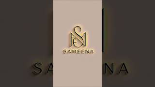 (SAMEENA💫💗) #trending #logo #viral #art #calligraphy #logodesign #handwriting