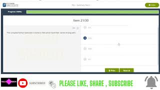 CISCO -PYTHON Essential (Part)-2 Summary TEST  Answers( PCAP- Programming essential in Python)#cisco