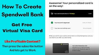 Famous How To Create Spendwell Bank || Usa Bank || Premium Financial Wealth