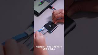 No TV? 2 Easy Ways to Play Switch on a Portable Monitor!