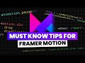 5 advanced framer motion techniques i shouldnt have skipped