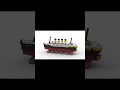 Studio builds rendering of Titanic #LEGOStyle #TitanicBuild #ShipModel #EpicBuild #ShipDisplay