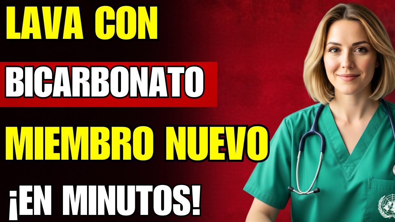 URÓLOGA: Lava tu miembro con BICARBONATO. El cambio es inmediato...!