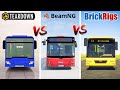 Teardown city bus vs beamng man lions city bus vs brick rigs man lions city bus