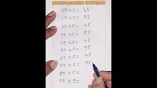 MULTIPLICATION  PATTERNS 💡
