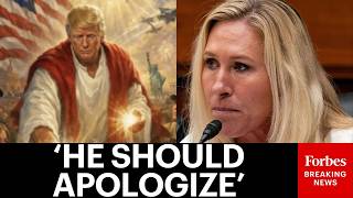 Marjorie Taylor Greene Reacts To Trump Posting Photo Of Himself As Jesus Amid Feud With Pope Leo