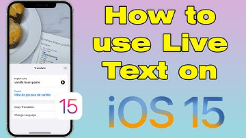 How to use live text iOS 15 (convert photo to text iPhone)