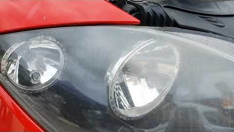 Seat Leon headlights restoration