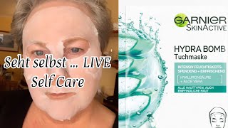 Garnier im LIVE Test ☝️ Ein Gefühl wie HydraFacial | Self Care ♥️| beautyoverageAstrid