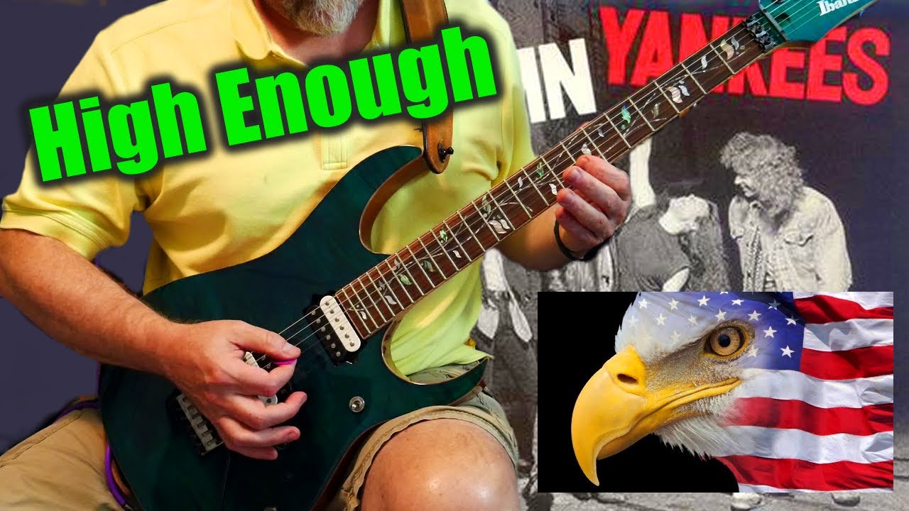 Damn Yankees - High Enough (GUITAR COVER) #music Damn Yankees - High Enough (GUITAR COVER) #music