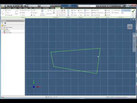 Foster PLTW - Inventor Tutorials - Geometric Constraints Brief Overview
