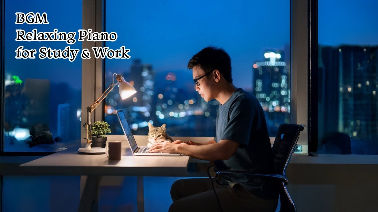 【作業用BGM】Relaxing Piano for Study & Work//Multilingual description available.