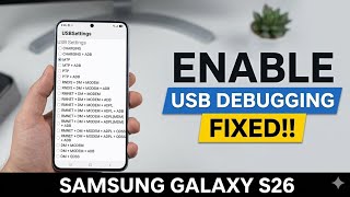 Samsung Galaxy S26 , S26 Ultra | OTG Not Detecting? Enable USB Debugging on Samsung Galaxy S26