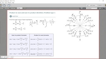 Product to sum and sum to product identities