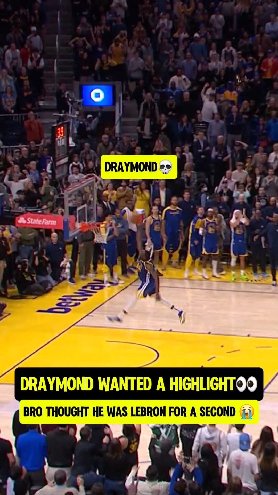 Let Draymond have his momemt?